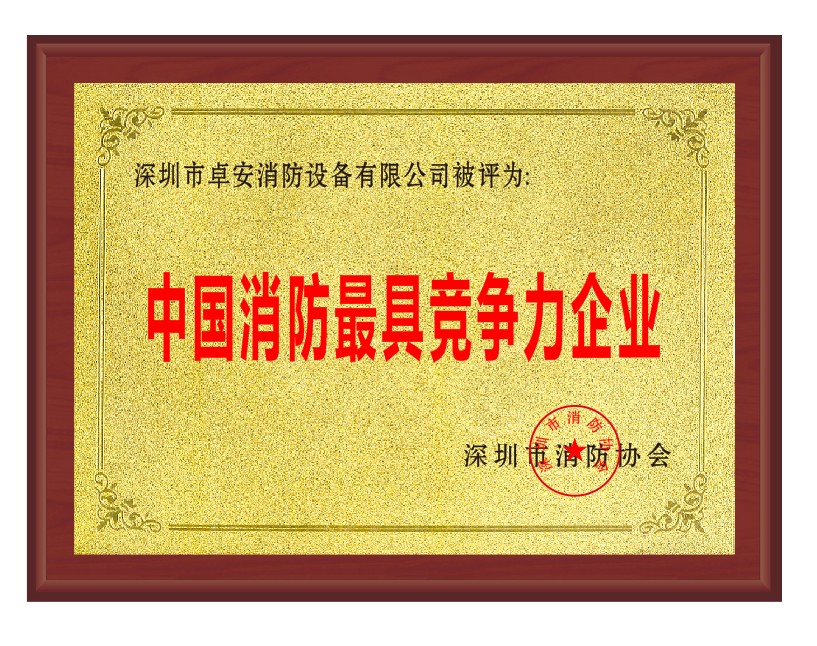 中（zhōng）國消防最具競爭力企（qǐ）業